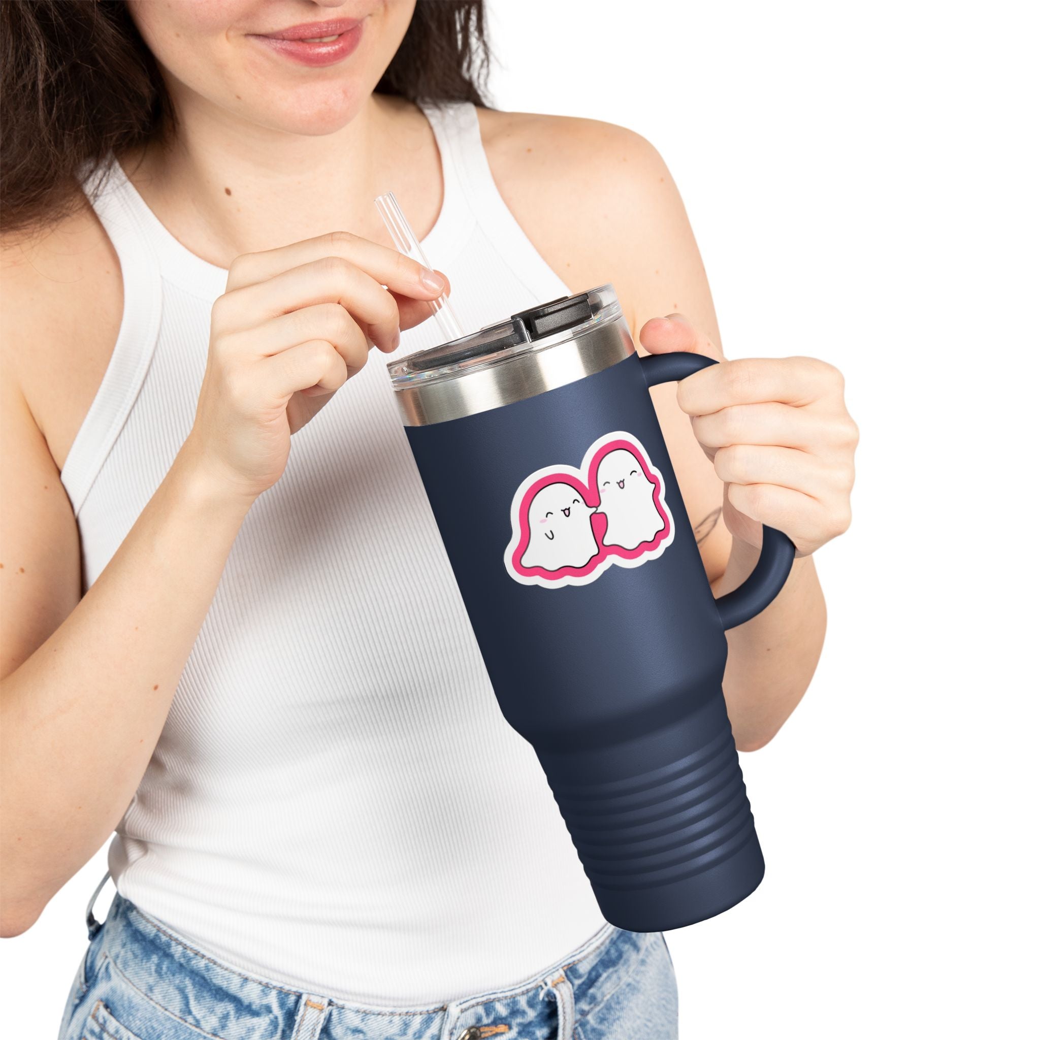 40oz Insulated Travel Mug — Large Stainless Steel Coffee Tumbler